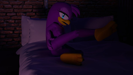 3_toes anthro anus areola avian_feet beak bed bedroom_eyes breasts butt butt_grab feet female furniture genitals half-closed_eyes hand_on_butt looking_at_viewer looking_back looking_back_at_viewer narrowed_eyes nipples nude on_bed pose presenting presenting_anus presenting_breasts presenting_hindquarters presenting_vulva purple_areola purple_nipples seductive small_breasts solo toes vulva dargotdruid sega sonic_riders sonic_the_hedgehog_(series) wave_the_swallow avian bird hirundinid oscine passerine swallow_(bird) 16:9 3d_(artwork) blender_(artwork) blender_cycles_(artwork) digital_media_(artwork) hi_res pinup widescreen