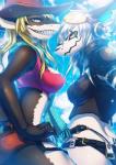 black_skin blonde_hair female fish grey_eyes hair looking_at_viewer marine reituki shark smile white_hair white_skin yellow_eyes
Rating: Safe
Score: 13
User: xXK1T5UN3Xx
Date: March 22, 2014