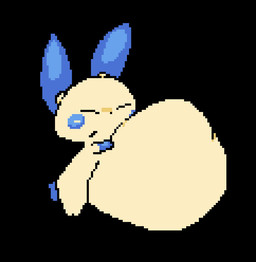 ambiguous_feral ambiguous_gender ambiguous_pred ambiguous_prey belly big_belly big_ears black_nose black_sclera blinking bloated blue_body blue_ears blue_fur blue_hands blue_tail cheek_spots closed_frown digestion_noises dot_nose eyes_closed featureless_feet featureless_hands feet feral feral_pred frown fully_inside fur half-closed_eyes hand_on_belly hand_on_own_belly huge_belly long_ears looking_at_belly looking_at_own_belly looking_at_self looking_down looking_down_at_belly looking_down_at_self monotone_belly mouth_closed multicolored_body multicolored_fur narrowed_eyes rumbling_stomach same_size_vore semi-anthro short_loop short_tail simple_background soft_vore solo standing strained stretchy_bulge struggling struggling_prey tail tan_arms tan_belly tan_body tan_face tan_feet tan_fur tan_legs three-quarter_view transparent_background two_tone_arms two_tone_body two_tone_fur unimpressed unseen_prey vore white_eyes wide_hips meatcanister third-party_edit nintendo pokemon generation_3_pokemon mammal minun pokemon_(species) rodent 2026 2d_animation alpha_channel animated digital_media_(artwork) english_description frame_by_frame full-length_portrait high_framerate loop pixel_(artwork) pixel_animation portrait short_playtime sound sound_edit video