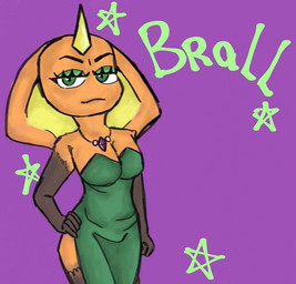 anthro breasts female mature_female solo unknown_artist brall_(pinkshonen) alien cobra mammal reptile scalie snake source_request