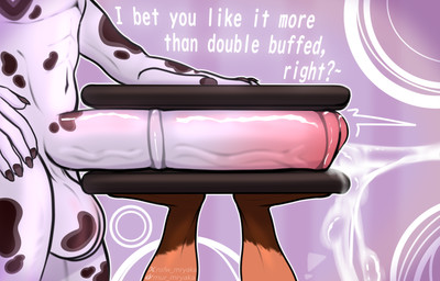 animal_genitalia animal_penis balls big_balls big_penis bodily_fluids cum cum_drip cumshot dripping duo ejaculation equine_genitalia equine_penis erection exclamation_point fur genital_fluids genital_focus genitals glistening glistening_genitalia hand_on_hip holding_object holding_penis huge_penis leaking_cum male markings motion_lines multicolored_body nails nude nude_male orange_body orange_fur penis penis_focus simple_background spots spotted_body standing text two_tone_body white_body white_fur mur_mryaka canid canine equid equine fox horse mammal english_text hi_res meme