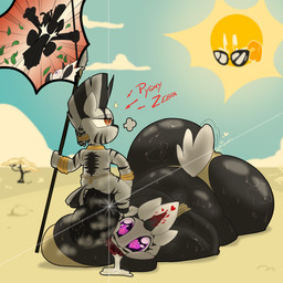 adjusting_glasses anthro anthrofied big_breasts big_butt bound breasts butt explorer eyewear female glasses hair heart_eyes heart_symbol horn huge_butt imminent_sex larger_female light male male/female outside purple_eyes pygmy s.leech short size_difference smaller_male sun sunglasses sunlight white_hair sanyo2100 hasbro my_little_pony mythology s.leech_(oc) equid equine horse living_sun mammal mythological_creature mythological_equine pony unicorn zebra 1:1 comic hi_res