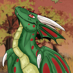 ambiguous_gender fall(season) falling_leaves feral frill_(anatomy) happy horn leaf october_(month) plant solo tree wings lofilin mythology zyvern dragon mythological_creature mythological_scalie scalie animated hi_res male_(lore)