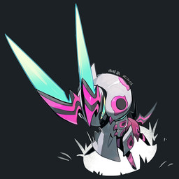 ambiguous_gender feral high-angle_view horn multicolored_body simple_background solo teal_sclera yellow_eyes lanjiujiu nintendo pokemon pokemon_legends_z-a generation_9_pokemon mega_evolution mega_scolipede pokemon_(species) 1:1 2025 dated hi_res signature
