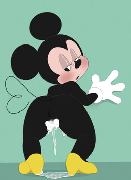 4_fingers after_sex after_vaginal against_surface against_wall anthro anus big_ears black_body black_ears black_eyes black_fur black_nose black_tail blush bodily_fluids butt clothing countershading cum cum_drip cum_from_vagina cum_in_vagina cum_inside cum_on_ground dripping eyelashes female fingers footwear fur genital_fluids gloves green_background handwear high_heels long_tail looking_back mouse_tail open_mouth presenting presenting_hindquarters rear_view rosy_cheeks shoes simple_background solo tail tan_body tan_countershading tan_skin thin_tail white_clothing white_gloves white_handwear yellow_clothing yellow_footwear yellow_high_heels four-pundo disney minnie_mouse house_mouse mammal mouse murid murine rodent 2024 absurd_res hi_res