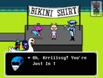 aged_up anthro duo female male male/female sprite sprite_art bladedbard deltarune undertale_(series) kris_(deltarune) noelle_holiday queen_(deltarune) ralsei human humanoid mammal 4:3 animated digital_media_(artwork) long_playtime no_sound pixel_(artwork) pixel_animation webm