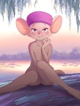 anthro aroused_smile bite biting_lip blush breasts female flat_chested genitals naughty_face nipples nude pussy ring solo ancesra disney the_rescuers_(disney) miss_bianca_(the_rescuers) mammal mouse murid murine rodent 3:4 absurd_res digital_media_(artwork) hi_res shaded