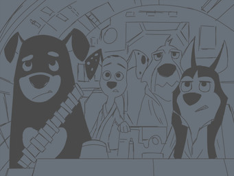 cosplay crossover_cosplay female feral group male parody toony unknown_artist 101_dalmatian_street 101_dalmatians disney star_wars chewbacca dylan_(101_dalmatians) godfrey_(101_dalmatians) han_solo hansel_(101_dalmatians) luke_skywalker obi-wan_kenobi roxy_(101_dalmatians) bird_dog canid canine canis dalmatian domestic_dog golden_retriever hunting_dog husky mammal mastiff molosser nordic_sled_dog retriever rottweiler spitz 4:3 crossover hi_res
