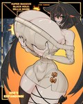 big_breasts big_ears black_clothing black_hair black_legwear black_sclera black_thigh_highs blush breast_expansion breast_implants breasts cleavage cleavage_overflow clothed clothed_female clothed_humanoid clothing expansion female fox_ears hair huge_breasts hyper hyper_breasts legwear multicolored_hair orange_eyes orange_hair skindentation small_waist solo sweater text thick_thighs thigh_highs topwear two_tone_hair wide_hips thevarking vtuber millia_noire animal_humanoid canid canid_humanoid canine canine_humanoid fox_humanoid humanoid mammal mammal_humanoid 2024 english_text hi_res