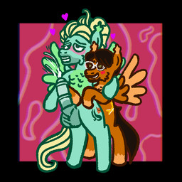 blush bodily_fluids canon_x_oc cum duo ejaculation feral from_behind_position gandydancer genital_fluids larger_sub male male/male on_hind_legs sex size_difference submissive wing_boner wings katkitt_e friendship_is_magic hasbro my_little_pony mythology zephyr_breeze_(mlp) equid equine mammal mythological_creature mythological_equine pegasus 1:1