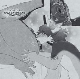 anal anthro antlers anus balls bodily_fluids butt dialogue duo genitals horn kissing_practice male male/male onomatopoeia oral puffy_anus rimming rimming_male saliva sex sound_effects tail text tongue tongue_out shizumoh ash_(chaboifap) deer equid equine horse mammal english_text hi_res