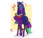 4_toes anthro book chair claws eyewear feet furniture glasses long_tail nerd pawpads paws sitting tail toe_claws toes toony conditional_dnp sadcat16hrz ryanator canid canine fox mammal absurd_res hi_res