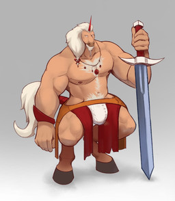 1_horn 5_fingers anthro areola barazoku beard biceps big_bulge big_muscles biped black_hooves body_hair bottomwear braided_beard bulge chest_hair closed_smile clothed clothed_anthro clothed_male clothing deltoids facial_hair fingers fur grey_background hair happy_trail holding_melee_weapon holding_object holding_sword holding_weapon hooves horn humanoid_hands jewelry long_hair looking_at_viewer male male_anthro mane manly melee_weapon mouth_closed musclegut muscular muscular_anthro muscular_arms muscular_male navel necklace nipples pecs pink_areola pink_nipples pubes red_bottomwear red_clothing red_horn simple_background smile smiling_at_viewer solo standing sword tail tan_body three-quarter_view topless topless_anthro topless_male unguligrade weapon white_beard white_body white_bottomwear white_clothing white_facial_hair white_fur white_hair white_mane white_pubes white_tail dullaram mythology equid equine mammal mythological_creature mythological_equine unicorn digital_media_(artwork) full-length_portrait hi_res portrait shaded