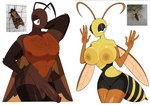 5_fingers abs against_surface antennae_(anatomy) anthro areola arthropod_abdomen bedroom_eyes big_breasts big_penis breast_squish breasts breasts_on_glass brown_glans clothed clothed/nude clothing duo female fingers genitals glans green_areola insect_wings looking_at_viewer male male/female muscular muscular_humanoid muscular_male narrowed_eyes nipples nude on_glass pecs penis seductive squish stinger wings yellow_areola yellow_nipples idolomantises animal_humanoid arthropod arthropod_humanoid humanoid hymenopteran hymenopteran_humanoid insect insect_humanoid lepidopteran lepidopteran_humanoid moth moth_humanoid wasp wasp_humanoid hi_res meme