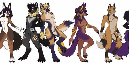 4_toes 5_fingers anthro black_body black_fur black_hair black_nose blonde_hair blue_body blue_fur blue_hair breasts brown_body brown_fur claws featureless_breasts featureless_crotch feet female finger_claws fingers fur grey_hair group hair hindpaw humanoid_hands kneeling male multicolored_body multicolored_fur nude nude_anthro nude_female nude_male on_one_knee paws standing tail tan_body tan_fur toe_claws toes two_tone_body two_tone_fur white_body white_fur r0ttens0ul canid canine canis coyote mammal absurd_res hi_res long_image wide_image brother_(lore) brother_and_sister_(lore) brothers_(lore) sibling_(lore) sister_(lore) sisters_(lore)