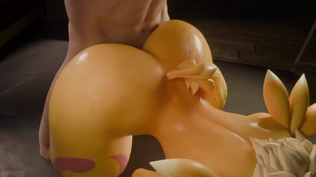 anthro anthro_penetrated big_butt bodily_fluids bouncing_butt butt butt_jiggle doggystyle duo female female_on_human female_penetrated from_behind_position fur glistening glistening_butt human_on_anthro human_penetrating human_penetrating_anthro human_penetrating_female interspecies jiggling male male/female male_penetrating male_penetrating_female navel penetration penile penile_penetration sex sweat sweaty_butt tail text white_body white_fur yellow_body yellow_fur yellow_tail erraisigma mayosplash_(modeler) bandai_namco digimon digi_(yourdigimongirl) digimon_(species) human mammal renamon 16:9 2026 3d_(artwork) 3d_animation animated artist_name digital_media_(artwork) high_framerate loop no_sound seamless_loop short_playtime watermark webm widescreen