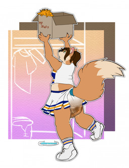 anthro bodily_fluids diaper feces female full_diaper genital_fluids leaking_diaper soiled_diaper soiling solo unclean_diaper urine used_diaper wet wet_diaper wetting possumkiddo mammal procyonid raccoon 2025 hi_res