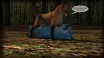 animal_genitalia dominant dominant_male duo female feral fully_sheathed genitals male male/female pinned pinned_to_ground sheath standing_on_another standing_over submissive submissive_female felicitydarkmare animals_of_farthing_wood lady_blue canid canine fox mammal