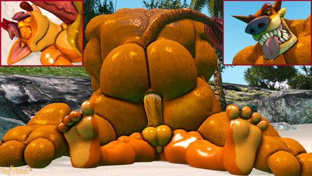 anal anal_penetration anthro anthro_on_anthro anthro_penetrated anthro_penetrating anthro_penetrating_anthro anus balls beach big_balls big_butt big_muscles big_penis big_power_bottom bodily_fluids brown_eyes brown_hair bubble_butt butt cowgirl_position curling_toes cutaway deltoids dominant dominant_anthro dominant_male drooling drooling_tongue duo erection eyebrows eyes_closed feet from_front_position fur genital_fluids genitals hair humanoid_genitalia humanoid_penis intraspecies kneeling larger_male larger_penetrated looking_at_another looking_at_partner looking_pleasured lying male male/male male_penetrated male_penetrating male_penetrating_male muscular muscular_anthro muscular_arms muscular_bottom muscular_male muscular_on_muscular muscular_top nude on_back on_bottom on_top open_mouth open_smile orange_body orange_fur pecs penetration penile penile_penetration penis penis_in_ass penis_size_difference perineum power_bottom precum precum_in_ass rear_view red_hair saliva sex sharp_teeth size_difference small_but_hung small_dom_big_sub small_top_big_bottom smaller_male smile soles spread_legs spreading submissive submissive_anthro submissive_male tail tail_tuft tan_body tan_fur teeth thick_eyebrows toes tongue tongue_out triceps tuft vein veiny_penis yellow_sclera roythepichu activision crash_bandicoot_(series) crash_bandicoot tiny_tiger bandicoot dasyuromorph mammal marsupial recently_extinct_species thylacine 16:9 2025 3d_(artwork) digital_media_(artwork) source_filmmaker_(artwork) widescreen