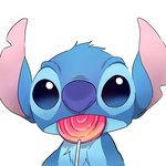 ambiguous_gender blue_body blue_eyes blue_fur blue_nose candy chest_tuft dessert eating eating_candy food fur head_tuft lollipop looking_at_viewer notched_ear simple_background solo tuft white_background zunda_d2002 disney lilo_and_stitch stitch_(lilo_and_stitch) alien experiment_(lilo_and_stitch) 2023 bust_portrait digital_drawing_(artwork) digital_media_(artwork) portrait male_(lore)