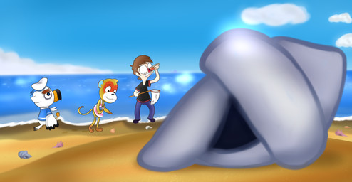 2_toes 4_fingers ambiguous_feral ambiguous_gender anthro ascot beach beak black_clothing black_eyes black_footwear black_nose black_shirt black_shoes black_t-shirt black_topwear blue_bottomwear blue_clothing blue_inner_ear blue_pants blue_pupils blue_shell blue_shirt blue_sky blue_t-shirt blue_topwear bodily_fluids bottomless bottomless_anthro bottomless_male bottomwear brown_body brown_eyebrows brown_fur brown_hair brown_tail clenched_teeth closed_beak closed_smile clothed clothed_human clothed_male clothing cloud collecting day eyebrows facial_markings feathers featureless_arms featureless_feet feet feral fingers footwear fully_clothed fully_clothed_human fully_clothed_male fur group hair hat head_markings headgear headwear holding_another holding_butterfly_net larger_human larger_male light long_tail male male_anthro male_human markings mouth_closed multicolored_clothing multicolored_shirt multicolored_tank_top multicolored_topwear nervous nervous_sweat orange_beak outside panicking pants pattern_clothing pattern_shirt pattern_tank_top pattern_topwear pinch pink_stripes pupils purple_shell red_markings red_nose sailor_cap sea seashell seaside shell shirt short_hair sitting size_difference sky smaller_anthro smaller_male smile standing star_pupils striped_clothing striped_shirt striped_tank_top striped_topwear stripes sweat t-shirt tail tail_feathers tan_body tan_skin tank_top teeth thick_eyebrows toes topwear triangle_nose two_tone_clothing two_tone_shirt two_tone_tail two_tone_tank_top two_tone_topwear water white_ascot white_body white_clothing white_feathers white_hat white_headwear white_shirt white_tail white_tank_top white_topwear cookieboy011 animal_crossing nintendo gulliver_(animal_crossing) simon_(animal_crossing) villager_(animal_crossing) arthropod avian bird crustacean decapod gull haplorhine hermit_crab human lari larid malacostracan mammal monkey primate 2019 colored digital_drawing_(artwork) digital_media_(artwork) english_description hi_res lighting shaded story story_in_description