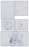 anthro beaver_tail bodily_fluids buckteeth clothing dialogue duo embarrassed eyes_closed fur gesture hair half-closed_eyes hand_gesture hug looking_at_another love male male/male narrowed_eyes pointing question question_mark romantic romantic_couple shirt side_hug smile tail tears teeth text three-quarter_view tongue topwear 8-bit-britt nickelodeon rocko's_modern_life the_angry_beavers norbert_beaver rocko_rama beaver macropod mammal marsupial rodent wallaby 2025 comic digital_media_(artwork) english_text hi_res monochrome sketch