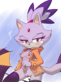 2013 <3 amber_eyes black_nose blaze_the_cat blush breasts cat clitoris clothing coat feline female fur looking_at_viewer mammal nancher nipples purple_fur pussy pussy_juice sega solo sonic_(series) stockings white_fur
Rating: Explicit
Score: 17
User: Fur_in_the_dark
Date: November 09, 2013