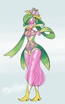 arabian clothed clothing dancer_outfit female leaf leaf_arms looking_at_viewer number pokemorph pseudo_hair simple_background solo standing text veil latiar nintendo pokemon julija_(latiar) generation_8_pokemon hisuian_form hisuian_lilligant humanoid pokemon_(species) regional_form_(pokemon) 2022 artist_name digital_media_(artwork) english_text