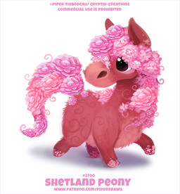 ambiguous_gender black_eyes feral flower fur humor peony_(flower) pink_body pink_fur plant pun simple_background solo text visual_pun white_background piper_thibodeau elemental_creature equid equine flora_fauna horse mammal pony digital_media_(artwork) digital_painting_(artwork) english_text painting_(artwork) url