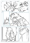 anthro beverage biped body_size_growth bottomwear clothed clothing coffee container cup fur hair inside long_hair male mug pants shirt simple_background size_transformation solo tail topwear transformation goatpoke song_(charityssongbird) draft_horse equid equine horse mammal 2021 absurd_res black_and_white comic digital_drawing_(artwork) digital_media_(artwork) hi_res monochrome