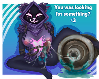 balls belt big_breasts big_butt big_nipples big_penis bodily_fluids breasts butt cum cum_drip cum_on_penis cum_splatter cum_string dripping emitting_cum fur genital_fluids genitals gynomorph heart_symbol hood intersex liquid nails nipples penis pink_nipples pubes purple_body purple_eyes sex_toy simple_background sitting smile solo spread_legs spreading sweat text vein the_snow_irbis epic_games fortnite raven_team_leader bear mammal english_text hi_res