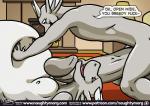 anthro big_penis brother_(lore) brothers_(lore) comic dialogue dragon duo ear_fins english_text erection fin genitals glans grey_glans grey_penis hand_on_belly horn huge_penis humanoid_genitalia humanoid_penis hyper hyper_genitalia hyper_inflation hyper_penis incest_(lore) inflation male male/male mythological_creature mythological_scalie mythology naughtymorg penis scalie sibling_(lore) text url