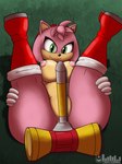 anthro boots breasts butt clothing female footwear fur green_eyes hair hammer lying nipples on_back partially_visible_vulva pink_body pink_fur pink_hair shoes solo spoiler spread_legs spreading tools teknomekanoid sega sonic_the_hedgehog_(film) sonic_the_hedgehog_(series) sonic_the_hedgehog_3_(film) amy_rose eulipotyphlan hedgehog mammal 2025 absurd_res hi_res