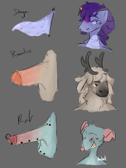 anthro chart erection genital_piercing genitals group male penis penis_chart penis_piercing penis_tentacles piercing tentacles trio noxshark mythology penis_lineup deer dragon mammal murid murine mythological_creature mythological_scalie new_world_deer rat reindeer rodent scalie 3:4 hi_res