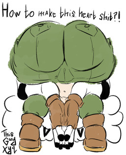 2_horns anthro big_butt boots bottomwear butt butt_focus camel_toe clothed clothing dialogue female fingerless_gloves footwear fully_clothed genital_outline gloves hair handwear horn huge_butt long_hair pants shoes simple_background solo text vulva_outline white_background white_hair wide_hips thisguyxyq idw_publishing praise_da_booty_(meme) sega sonic_the_hedgehog_(comics) sonic_the_hedgehog_(idw) sonic_the_hedgehog_(series) lanolin_the_sheep_(sonic) bovid caprine mammal sheep 2026 artist_name english_text hi_res