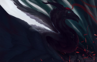 ambiguous_gender blue_eyes curved_horn feral horn solo teeth wings demortum european_mythology mythology dragon mythological_creature mythological_scalie scalie western_dragon wyvern invalid_tag 2018 digital_media_(artwork) hi_res