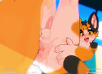 ahegao anal anal_penetration anthro anthro_on_anthro anthro_penetrated anthro_penetrating anthro_penetrating_anthro balls big_penis biped blush bodily_fluids body_part_in_ass bouncing_balls bouncing_penis butt cum cum_in_ass cum_inside duo erection femboy from_front_position fur genital_fluids genitals heart_eyes heart_symbol inner_ear_fluff leaking_cum legs_together legs_up looking_pleasured male male/male male_penetrated male_penetrating male_penetrating_male mermaid_position moan open_mouth orange_body orange_fur outside outside_sex penetration penile penile_penetration penis penis_in_ass penis_size_difference penis_tuck sex tail thrusting tuft sound_warning sukendo calico_cat domestic_cat felid feline felis mammal 2022 2d_animation animated digital_media_(artwork) lol_comments motion_tweening short_playtime sound voice_acted webm