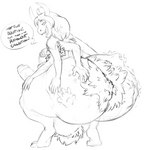 absorption_vore anthro anthro_pred balls big_butt butt genitals hairy horn huge_butt hyper hyper_butt imprisonment male multi_arm multi_limb musk penis sentient_fat snout stretchy vore min_(artist) demon 1:1 absurd_res hi_res monochrome traditional_media_(artwork)