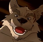 anthro facial_hair fangs fur male mature_male scar simple_background solo teeth tongue white_body white_fur 3000vnd demons_within garret_(demons_within) canid canine canis mammal wolf headshot_portrait portrait