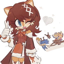accessory anthro auburn_hair blonde_hair blue_eyes bow_ribbon box cheek_tuft clothing container cotton_tail cybernetic_arm cybernetic_leg cybernetic_limb cybernetics ear_tuft exposed_shoulder eyes_closed eyeshadow facial_tuft fake_antlers fake_horns female gift_box gingerbread_man gloves group hair hair_accessory hairclip handwear head_tuft holidays legwear leotard looking_at_viewer machine makeup male one_eye_closed pink_eyeshadow simple_background smile smiling_at_viewer thigh_highs toboggan tuft wink winking_at_viewer candleyy archie_comics christmas sega sonic_the_hedgehog_(archie) sonic_the_hedgehog_(comics) sonic_the_hedgehog_(series) antoine_d'coolette bunnie_rabbot nicole_the_lynx sally_acorn sonic_the_hedgehog canid canine canis chipmunk coyote cyborg digital_creature eulipotyphlan felid feline felis ground_squirrel hedgehog lynx mammal rodent sciurid 1:1 hi_res