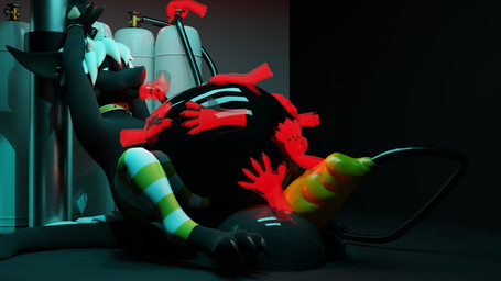 air_inflation animal_genitalia animal_penis anthro balls balls_expansion balls_inflation belly belly_expansion belly_inflation big_balls big_belly big_penis black_body black_fur bodily_fluids claws close_to_bursting clothing collar cum disembodied_hand ejaculation erection excessive_cum excessive_genital_fluids expansion fur genital_expansion genital_fluids genitals ghost_hand hair hands-free holding_belly hose hose_in_mouth hose_in_penis hose_inflation huge_balls huge_belly huge_penis hyper hyper_balls hyper_belly hyper_genitalia hyper_inflation imminent_popping inflated_belly inflation knot knotted_penis leg_warmers legwear male messy messy_orgasm nude orgasm pattern_clothing pattern_legwear pattern_thigh_highs penetration penile penis ridged_penis solo striped_thighs tail thick_thighs thigh_highs urethral urethral_inflation urethral_penetration yellow_penis vaqueroserg mythology iero_(ekones) dragon furred_dragon furred_scalie mythological_creature mythological_scalie nardoragon scalie 16:9 3d_(artwork) digital_media_(artwork) hi_res widescreen
