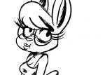 anthro buckteeth clothed clothing eyewear female glasses looking_away simple_background solo teeth text white_background inkyfrog disney zootopia fan_character maxine_d'lapin lagomorph leporid mammal rabbit 2017 black_and_white monochrome reaction_image