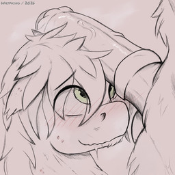 alternate_universe animal_genitalia animal_penis balls blush bodily_fluids drooling duo equine_genitalia equine_penis feral fluffy genitals looking_at_genitalia looking_at_penis male male/male penis penis_on_face saliva saliva_string scratches vein veiny_penis waspking fallout_equestria hasbro my_little_pony murky_(fallout_equestria) equid equine horse mammal pony 1:1 absurd_res hi_res line_art signature