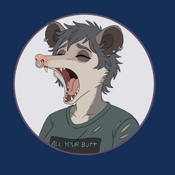 alternative_fashion anthro clothed clothed_anthro clothing exhausted female fur goth grey_body grey_fur grey_hair grunge_(fashion) hair open_mouth piercing punk simple_background solo teeth teeth_showing tired tongue topwear yawn meowscapade american_opossum mammal marsupial virginia_opossum 1:1 hi_res