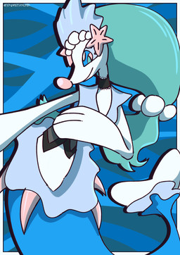 abstract_background blue_eyes choker drop_shadow gem girdle hair jewelry male necklace pearl_(gem) pearl_beads solo teal_hair screamoshaymin nintendo pokemon bering_(screamoshaymin) aquatic asterozoan echinoderm generation_7_pokemon pokemon_(species) primarina starfish hi_res signature