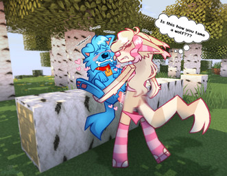 animal_genitalia animal_vulva anthro anthro_on_feral anthro_penetrating anthro_penetrating_feral bestiality canine_genitalia canine_vulva collar duo erection female female_penetrated feral feral_penetrated genitals herm herm/female herm_penetrating herm_penetrating_female intersex intersex/female intersex_penetrating intersex_penetrating_female intraspecies intraspecies_bestiality penetration penile penile_penetration sex toony vaginal vaginal_penetration vulva cannedcanine microsoft minecraft mojang xbox_game_studios fart_dog_(cannedcanine) canid canine canis mammal wolf nonbinary_(lore) trans_(lore) trans_woman_(lore)