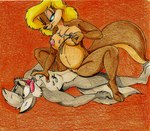 anthro areola balls_deep blonde_hair bodily_fluids breasts chest_grab chest_tuft cowgirl_position duo female female_on_top female_penetrated from_front_position fucked_silly genitals hair inner_ear_fluff interspecies lactating male male/female male_on_bottom male_penetrating male_penetrating_female mature_female milk navel nipple_fetish nipple_pinch nipple_play nipples nude on_bottom on_top open_mouth penetration penile penile_penetration penis_in_pussy pinch pregnant pregnant_sex projectile_lactation pussy sex smile spread_legs spreading tongue tongue_out tuft vaginal vaginal_penetration fureverick sabrina_online amy_squirrel thomas_woolfe canid canine canis mammal rodent sciurid tree_squirrel wolf absurd_res hi_res