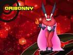 anthro eyes_closed female fire fur red_body red_fur solo white_body neodarkkring fakemon nintendo pokemon pokemon_reloaded oribonny pokemon_(species) 4:3