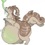 alternate_color ambiguous_gender belly belly_expansion belly_inflation big_belly blush bound dripping expansion feeding_tube force_feeding forced hands_tied hose hose_inflation inflation medical_instrument scientific_instrument simple_background slime_inflation solo tail white_background vomits_(artist) fakemon nintendo pokemon canid canine fish generation_6_pokemon goodra hybrid mammal marine pokemon_(species) shark 1:1 2016