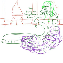 abdominal_bulge anthro aroused belly_humping big_bulge bottomwear bulge clothing detailed_bulge dialogue duo egyptian egyptian_clothing egyptian_headdress erection feral feral_pred groan human_prey implied_fatal loincloth looking_pleasured male male/male male_pred male_prey muffled nemes_(clothing) paws predator/prey prey_outline prince royalty same_size_vore servant snake_pred soft_vore squirming tenting text tight_belly tongue vore wide_hips willing_prey conditional_dnp samagthrav2 mythology paul_(samagthrav2) solaris_(samagthrav2) dragon human humanoid hybrid mammal mythological_creature mythological_scalie python reptile scalie snake 1:1 english_text hi_res